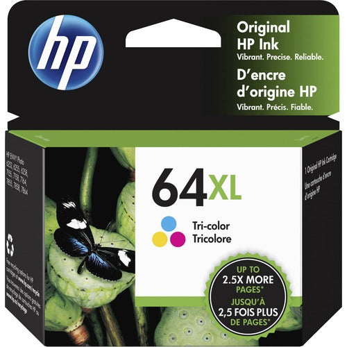 HP 64XL Tri-Color High Yield Ink Cartridge (N9J91AN)