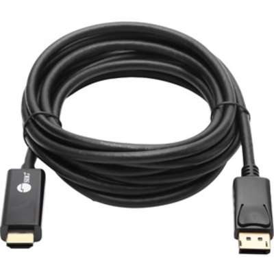 SIIG CB CB-DP1R12-S1 DisplayPort1.2 to HDMI 10ft Cable 4K 30Hz Black OPP Bag SIIG