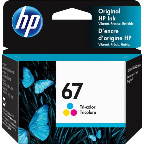 HP 67 Tri-Color Standard Yield Ink Cartridge (3YM55AN)