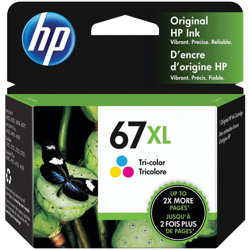 HP 67XL Tri-Color High Yield Ink Cartridge (3YM58AN)