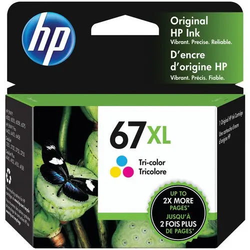 HP 67XL Tri-Color High Yield Ink Cartridge (3YM58AN) HP