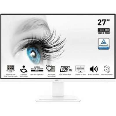 MSI MN Pro MP273AW 27 FHD 1920x1080 IPS 16:9 100Hz 300cd m2 Matte White MSI