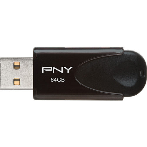 PNY MF P-FD64GATT4-GE 64GB Attache 4 USB 2.0 Black capless Retail