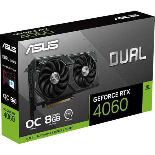 Asus Vcx Dual-Rtx4060ti-O8g Geforce Rtx 4060 Ti 8gb Oc Retail ASUS TeK