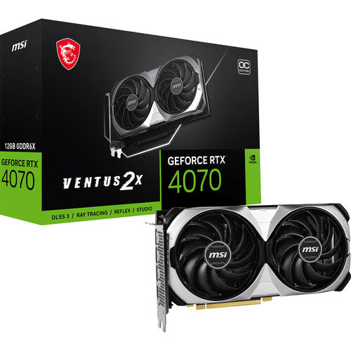 MSI VCX GeForce RTX 4070 VENTUS 2X 12G OC 12G PCI-E 3xDP HDMI Retail