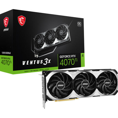 MSI VCX GeForce RTX 4070 Ti VENTUS 3X E 12G OC GDDR6X 192B Retail MSI