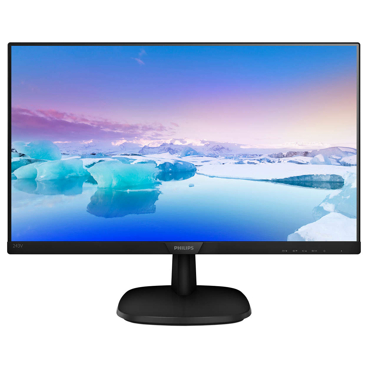 Philips Monitor 243V7QJAB 23.8 FHD IPS 1920x1080 5ms 16:9 VGA DP HDMI Speaker Philips