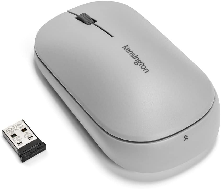 Kensington Mouse K75351ww Sure Track Dual Wireless Mouse Gray Retail Kensington