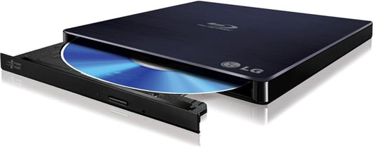LG External BDRW-XL WP50NB40 USB 6X M-Disc Cyberlink Slim Tray Black Retail
