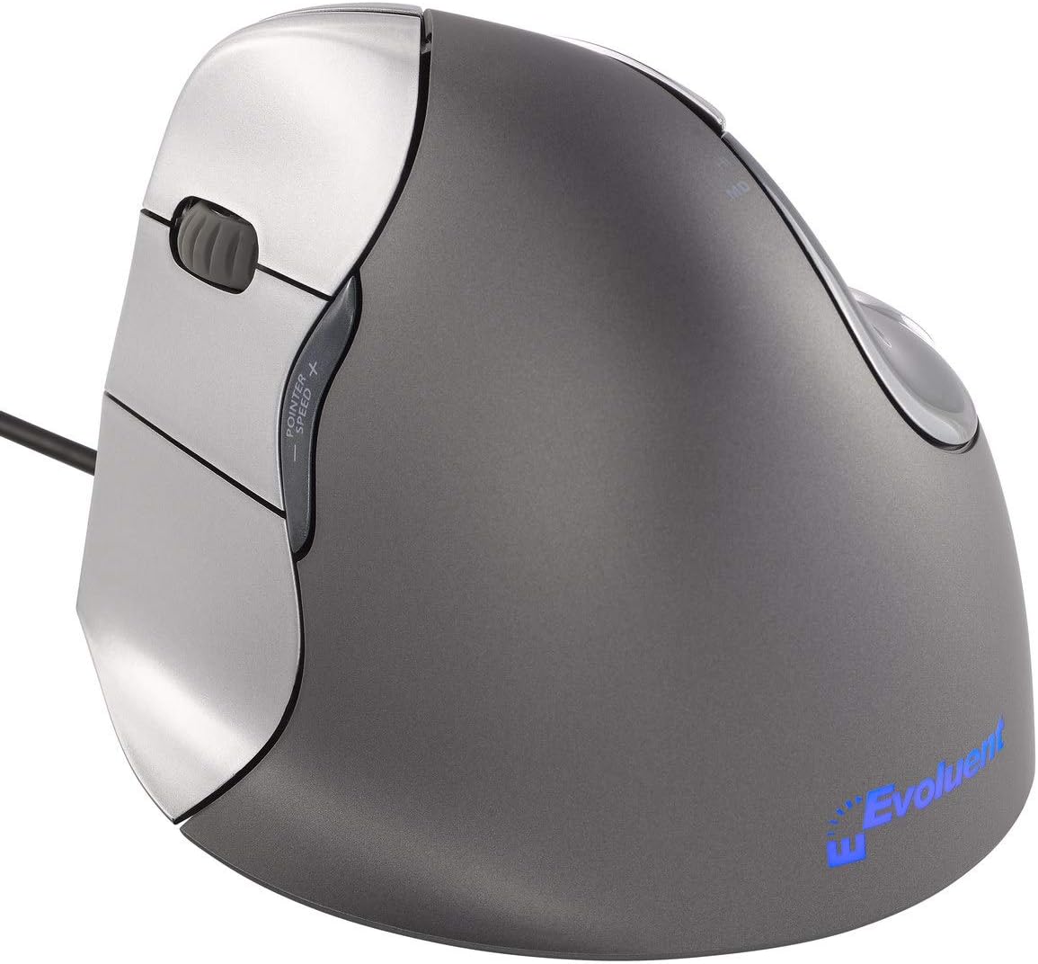 Evoluent Mouse Vertical Mouse 4 Left USB 6 Button Brown Box Evoluent