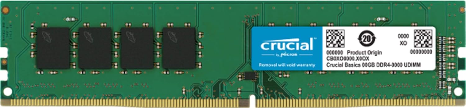 Crucial Memory Ct4g4dfs824a 4gb Ddr4 2400 Unbuffered Retail Crucial