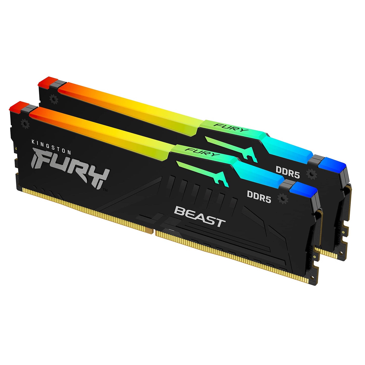 Kingston Me Kf556c36bbeak2-32 32gb 5600mt S Ddr5 Cl36 Dimm K2 Fury Beast Rgb Kingston