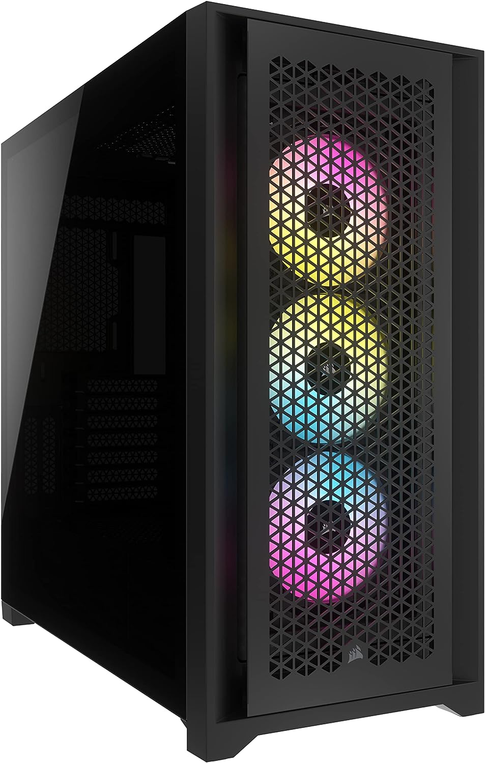 Corsair Cs Cc-9011242-Ww Icue 5000d Rgb Airflow Mtower Tg 3xrgb Fn Black Rtl Corsair Memory