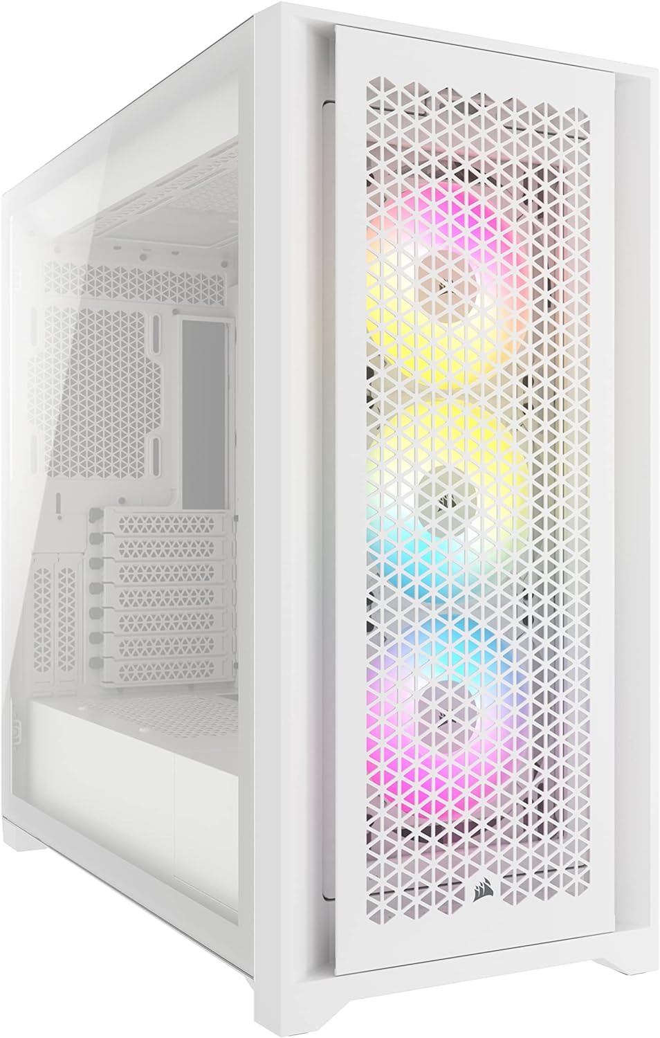 Corsair Cs Cc-9011243-Ww Icue 5000d Rgb Airflow Mtower Tg 3xrgb Fn True White Corsair Memory