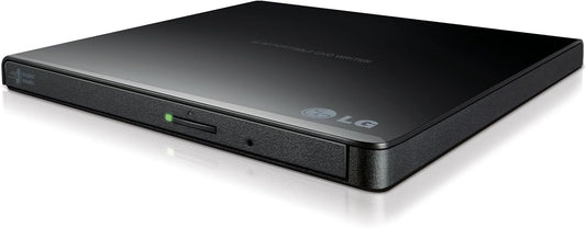 LG External Slim DVDRW GP65NB60 8X USB 9.5mm Black with Cyberlink Software RTL