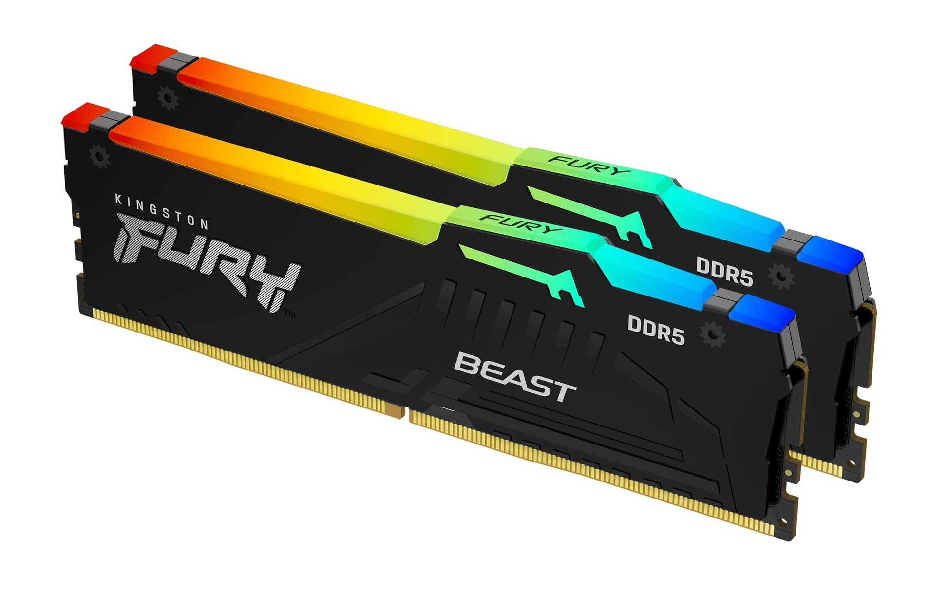 Kingston Me Kf556c40bbak2-32 32gb 5600mt S Ddr5 Cl40 Dimm Fury Beast Rgb K2 Kingston