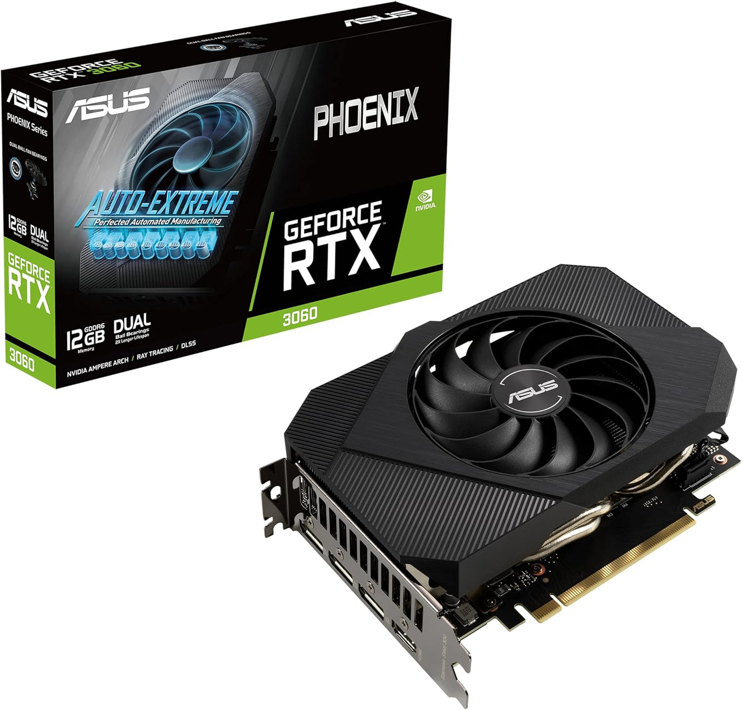 Asus Vcx Ph-Rtx3060-12g-v2 Phoenix Geforce Rtx 3060 v2 12gb Gddr6 192b Pcie ASUS TeK