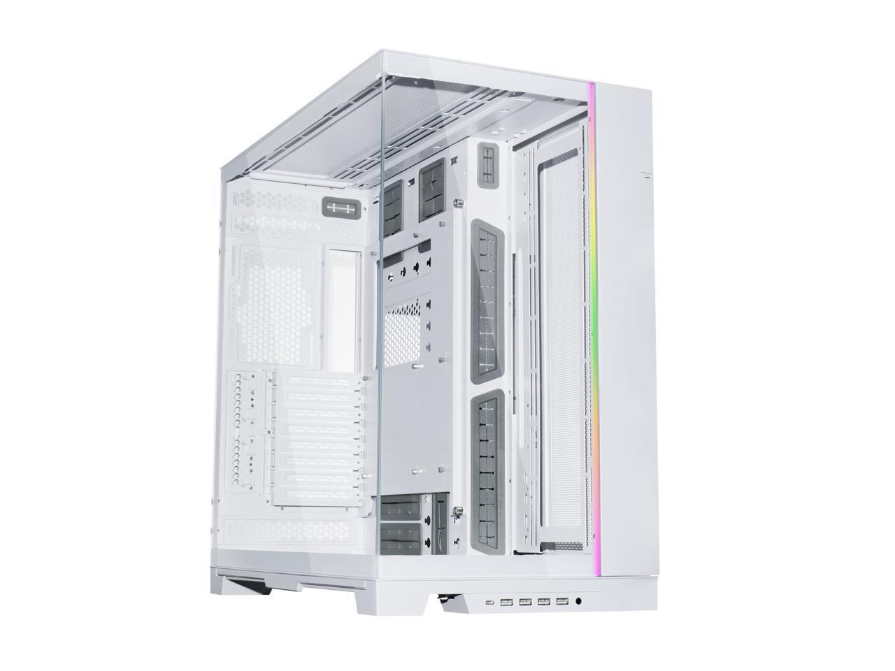 Lian-Li Case O11DEXL-W Full Tower 4mmTempered Glass EATX 4xUSB3.0 Type-C White