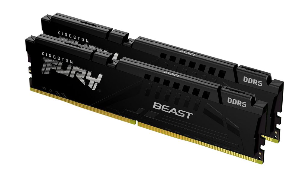 Kingston ME Kf556c40bbk2-64 64gb 5600mhz Ddr5 Cl40 Dimm K2 Fury Beast Black Kingston