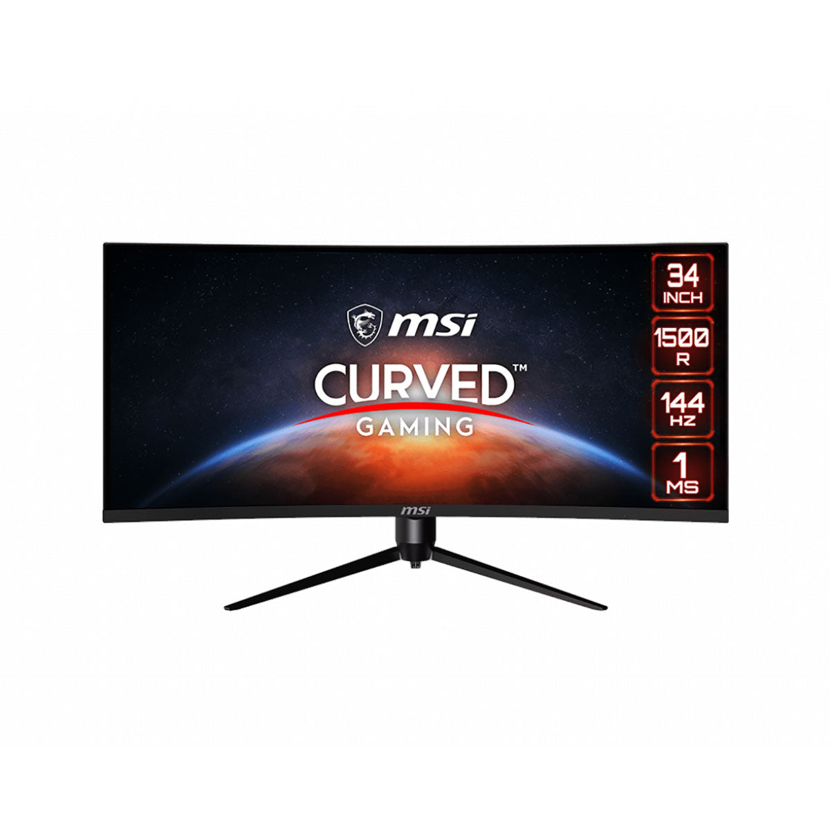 MSI MN Optix MAG342CQPV 34 UWQHD VA 3440x1440 1ms 4000:1 DP 2xHDMI Retail