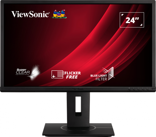 ViewSonic MN VG2440 24 LCD monitor 1920x1080 HDMI DP VGA USB-hub Retail