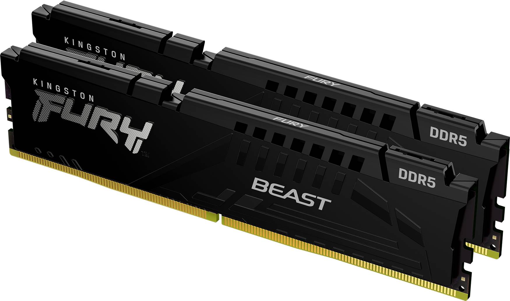 Kingston ME Kf560c40bbk2-32 32gb 6000mhz Ddr5 Cl40 Dimm K2 Fury Beast Black Kingston