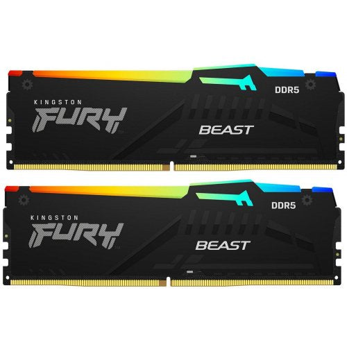 Kingston Me Kf556c40bbak2-16 16gb 5600mt S Ddr5 Cl40 Dimm Fury Beast Rgb K2 Kingston