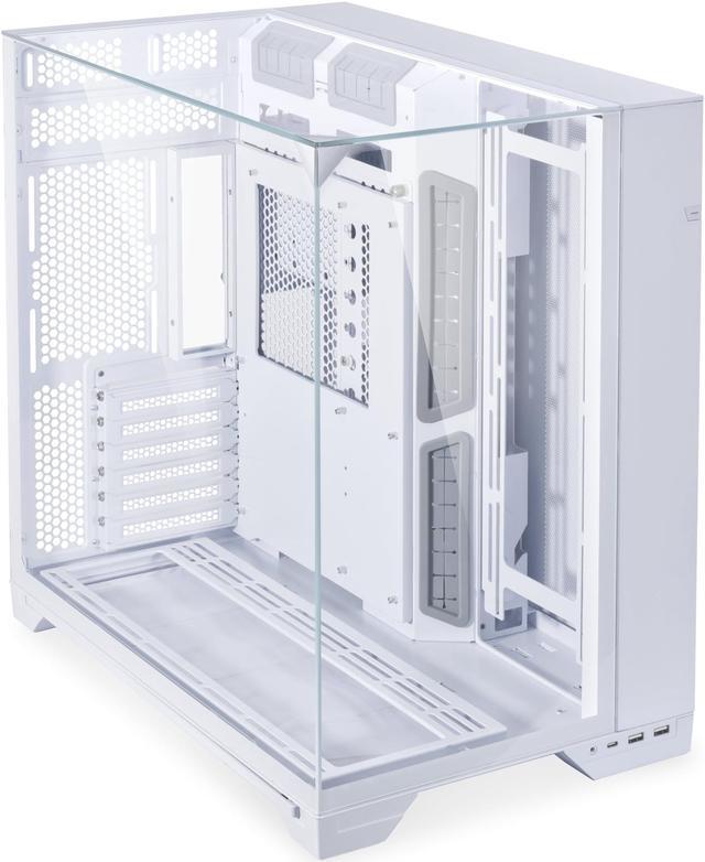 Lian-Li Case O11vw Tower White 4.0mm & 3.0mm Tg Eatx Atx Matx Mitx Retail Lian-Li