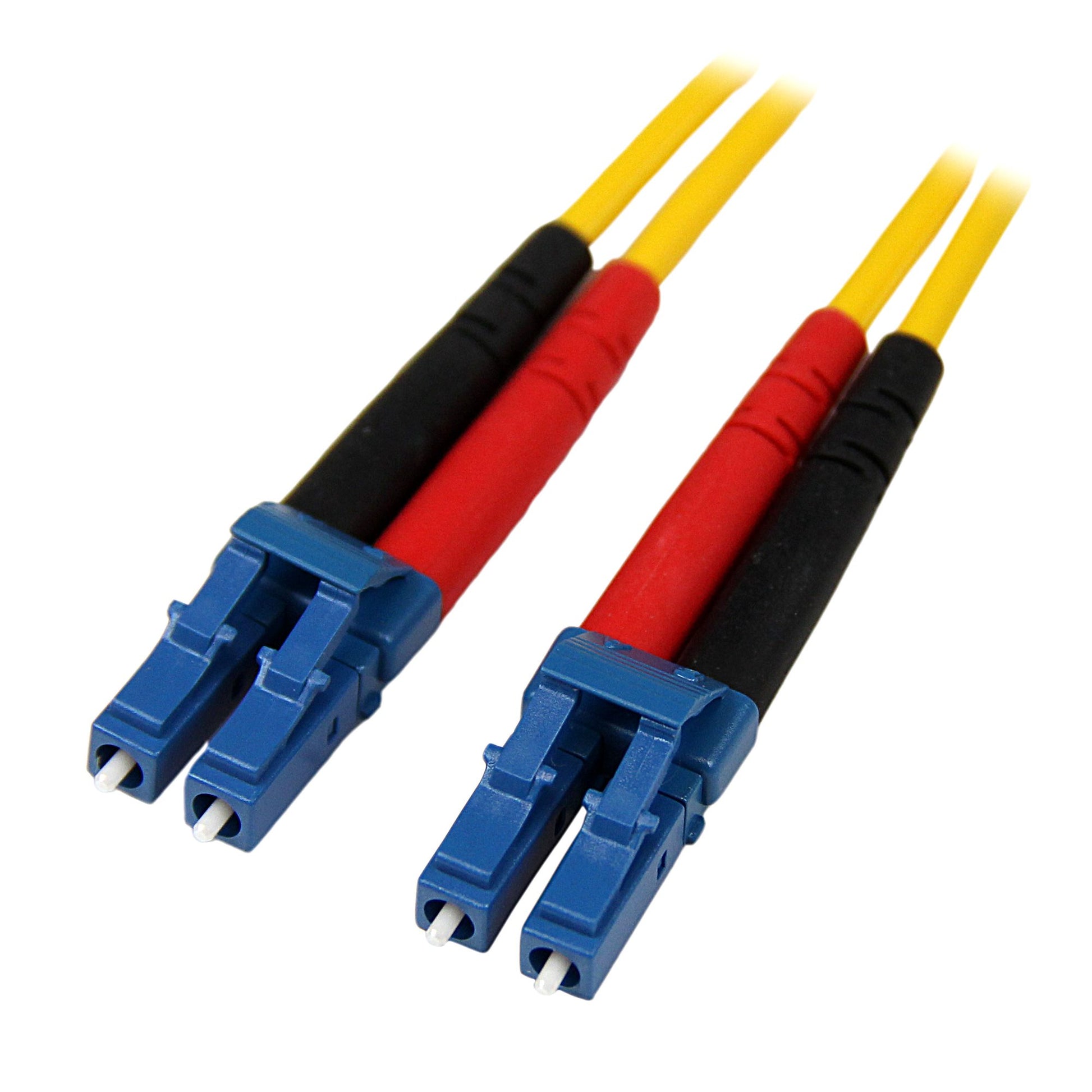 StarTech Cable SMFIBLCLC1 10m Single Mode Duplex Fiber Patch CB LC-LC Yellow StarTech.com